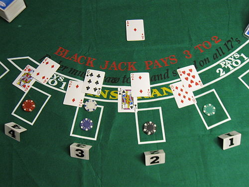 A Blackjack Table