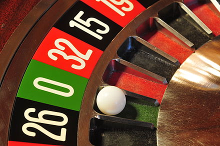 A picture of a Roulette Wheel